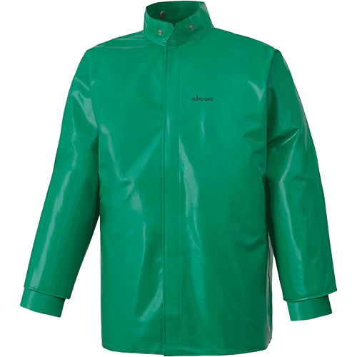 J43 380 CA-43&reg; FR Chemical- & Acid-Resistant Jacket, Small, Green Ottawa Fastener Supply
