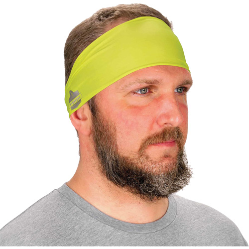 Chill-Its 6634 Cooling Headband, High Visibility Lime-Yellow Ottawa Fastener Supply