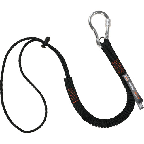 Squids 3105 Tool Lanyard, Bungee, Carabiner/Loop Ottawa Fastener Supply