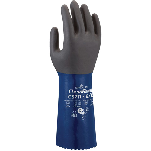 CS710 Chemical-Resistant Gloves, Size 7, 14" L, Polyester Ottawa Fastener Supply