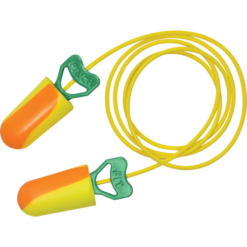 PinchFit BioSoft Biobased Earplugs, Bulk - Box, Corded Ottawa Fastener Supply