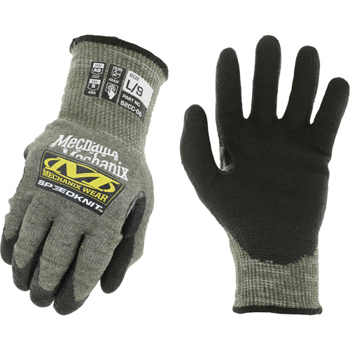 Gants de travail Speedknit, Taille 7, Calibre 13, Rev&ecirc;tement Ur&eacute;thane, Enveloppe en PEHP/Tungst&egrave;ne, ASTM ANSI niveau A9 Ottawa Fastener Supply