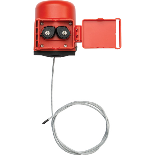 Verrou de soupape sans poign&eacute;e avec c&acirc;ble, Type Sph&eacute;rique/Vanne Ottawa Fastener Supply