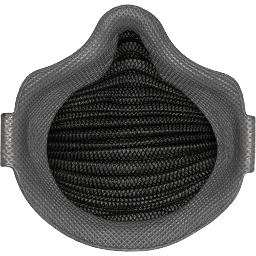 AirWave M Series Black Disposable Masks with SmartStrap&reg; & Full Foam Flange, N95, NIOSH Certified, Small Ottawa Fastener Supply