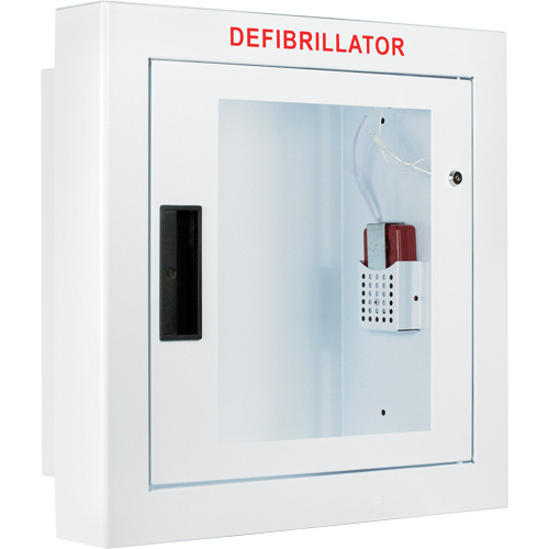 Semi-Recessed Large Cabinet with Alarm, Zoll AED Plus&reg;/Zoll AED 3/Cardio-Science/Physio-Control For, Non-Medical Ottawa Fastener Supply