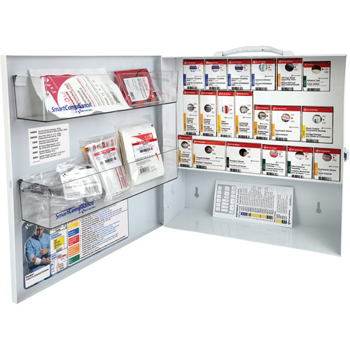 SmartCompliance&reg; First Aid Cabinet, Meets CSA Z1220-17 Type 2 Low-Risk Environment, Small (2-25 Workers) Ottawa Fastener Supply