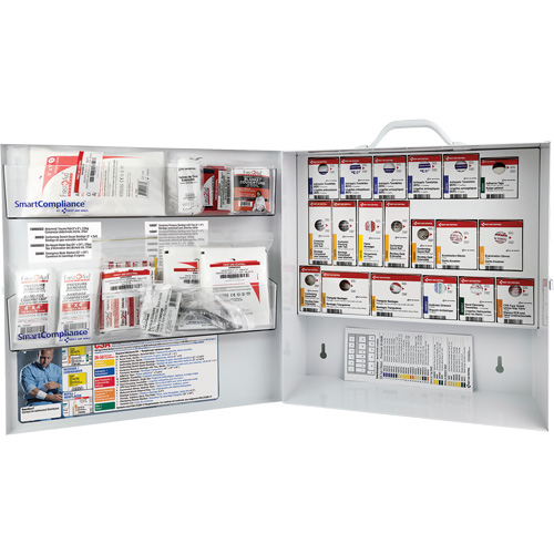 SmartCompliance&reg;  First Aid Cabinet, Meets CSA Z1220-17 Type 2 Low-Risk Environment, Medium (26-50 Workers) Ottawa Fastener Supply