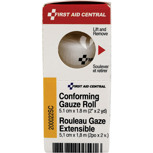 Recharge de bandage en gaze &eacute;tirable et conforme SmartCompliance, Rouleau, 6' lo x 2" la, St&eacute;rile, Dispositif m&eacute;dical Classe 1 Ottawa Fastener Supply