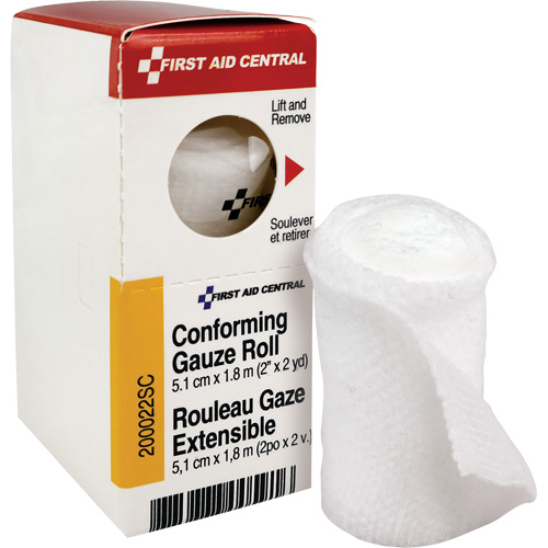 Recharge de bandage en gaze &eacute;tirable et conforme SmartCompliance, Rouleau, 6' lo x 2" la, St&eacute;rile, Dispositif m&eacute;dical Classe 1 Ottawa Fastener Supply