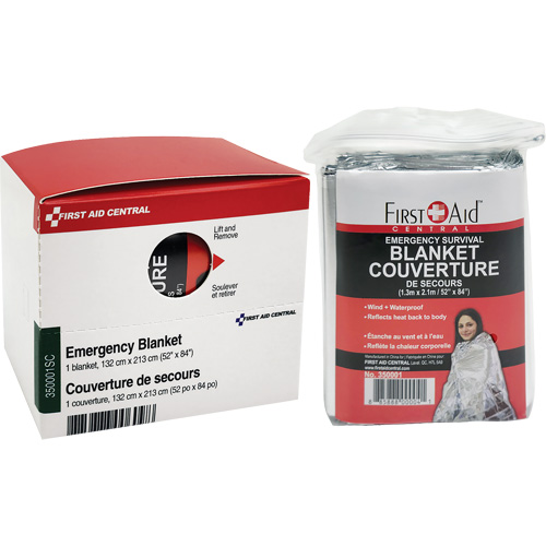 SmartCompliance&reg; Refill Emergency Blanket, Mylar Ottawa Fastener Supply