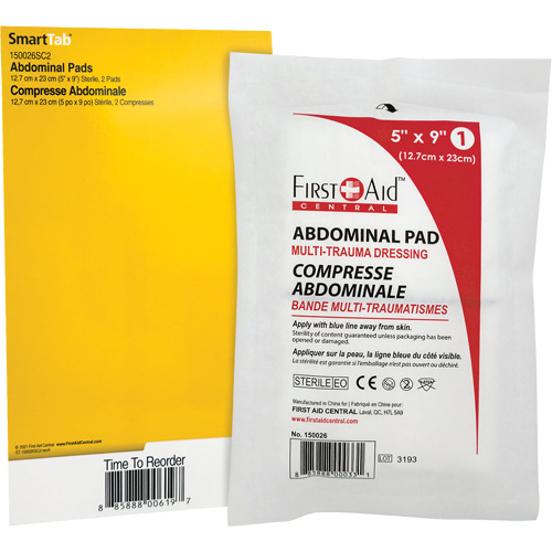 SmartCompliance&reg; Refill Abdominal Trauma Pads Ottawa Fastener Supply