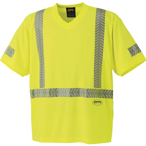 6901 Ultra-Cool Ultra-Breathable Safety T-Shirt, Medium, High Visibility Lime-Yellow Ottawa Fastener Supply