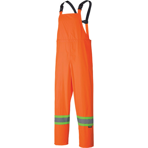 5598 Lightweight Waterproof Rain Suit, Polyester/PVC, Small, High Visibility Orange Ottawa Fastener Supply