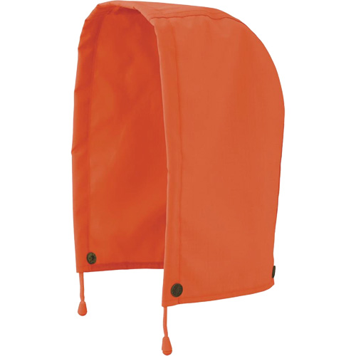 5400H 300D Trilobal Ripstop Waterproof Rain Jacket Hood, High Visibility Orange, Polyester Ottawa Fastener Supply