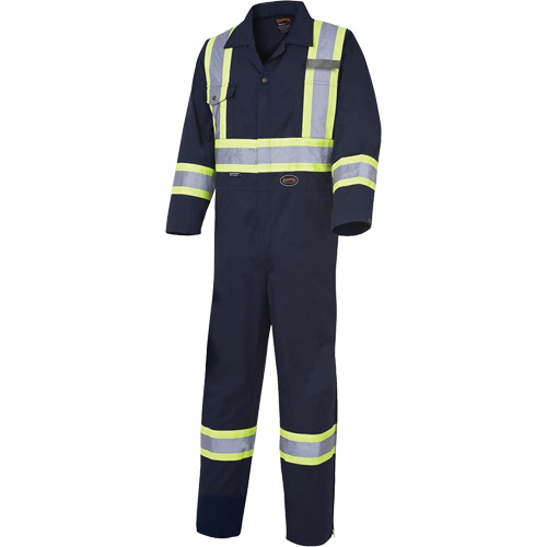 516 Coveralls, 36, Navy Blue Ottawa Fastener Supply