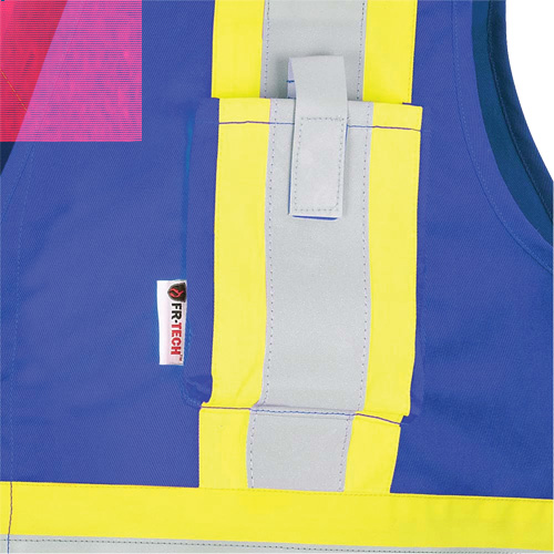 7730 FR-Tech&reg; Flame-Resistant Arc Safety Vest, Small, Royal Blue, 10 cal/cm² Ottawa Fastener Supply