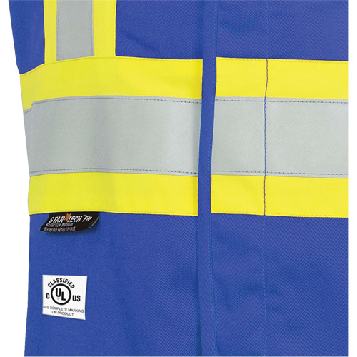 7730 FR-Tech&reg; Flame-Resistant Arc Safety Vest, Small, Royal Blue, 10 cal/cm² Ottawa Fastener Supply