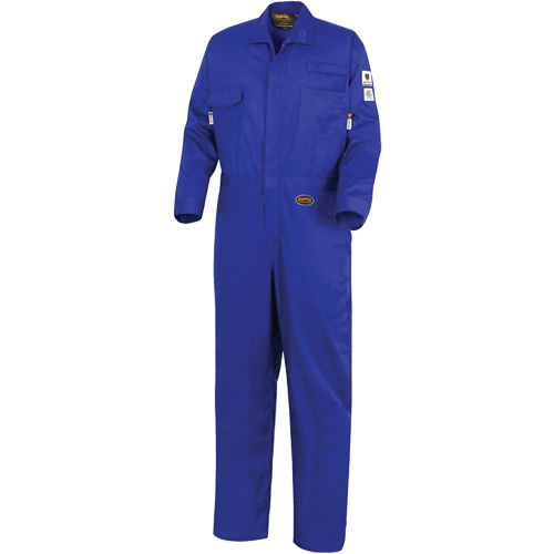 7779 FR-Tech&reg; 88/12 Arc Rated Flame Resistant Coveralls, Size 36, Royal Blue Ottawa Fastener Supply