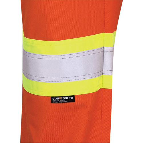 7763 FR-Tech&reg; 88/12 Arc Rated High-Visibility Safety Pants, 34, x 34, High Visibility Orange, 9.7 cal/cm² Ottawa Fastener Supply