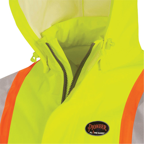 5881 Manteau de pluie ignifuge et protection contre les &eacute;clats d'arc &eacute;lectrique, T-petit, Jaune haute visibilit&eacute;, 10 cal/cm² Ottawa Fastener Supply