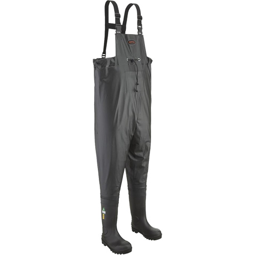 1043 Chest Waders, 10, Steel Toe Ottawa Fastener Supply