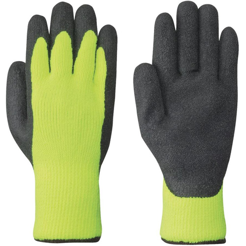 5322 High-Visibility Seamless Knit Gloves, Medium, Latex Coating Ottawa Fastener Supply