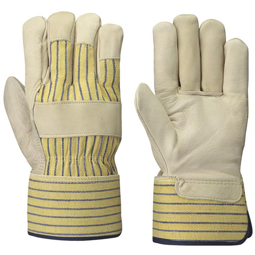 536 Fitter's Gloves, One Size, Grain Cowhide Palm Ottawa Fastener Supply
