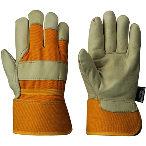 632 Insulated Fitter's Gloves, One Size, Grain Cowhide Palm, Boa Inner Lining Ottawa Fastener Supply