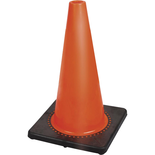 181P Premium Flexible Safety Cone, 18", Orange Ottawa Fastener Supply