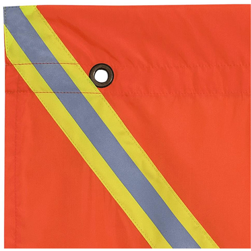 353 Flag with Reflective Tape, Polyester Ottawa Fastener Supply