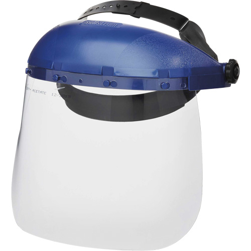 Masque protecteur avec coque simple de la s&eacute;rie 390 Premium, Ac&eacute;tate, Suspension Rochet Ottawa Fastener Supply