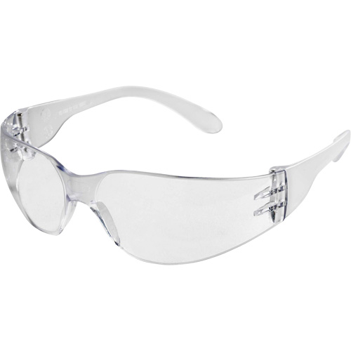 X300 Safety Glasses, Clear Lens, Anti-Scratch, ANSI Z87+/Meets/Exceeds CSA Z94.3 Ottawa Fastener Supply