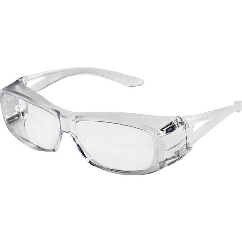 X350 Lunettes de s&eacute;curit&eacute; OTG, Lentille Transparent, Anti-&eacute;gratignures, ANSI Z87+/R&eacute;pond ou surpasse la norme CSA Z94.3 Ottawa Fastener Supply
