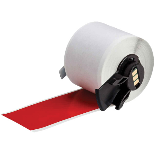Multi-Purpose Label Tape, Vinyl, Red, 1.9" Width Ottawa Fastener Supply