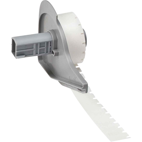 Harsh Environment Multi-Purpose Labels, Polyester, 0.35" L x 0.2" H, Black on Clear Ottawa Fastener Supply