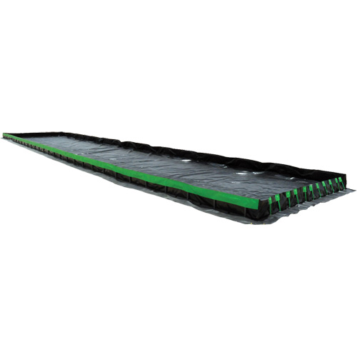 Ultimate Copolymer 2000 Ultra-Containment Berm&reg;, 12' W x 30' L x 12" H, Hinge Bracket Ottawa Fastener Supply