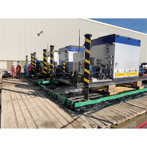 Ultimate Copolymer 2000 Ultra-Containment Berm&reg;, 12' W x 30' L x 12" H, Hinge Bracket Ottawa Fastener Supply