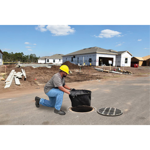 Bac de r&eacute;tention rond Ultra-Drain Guard avec orifice de trop-plein, Huile & s&eacute;diments, 22" - 25" lo x 22" - 25" la Ottawa Fastener Supply