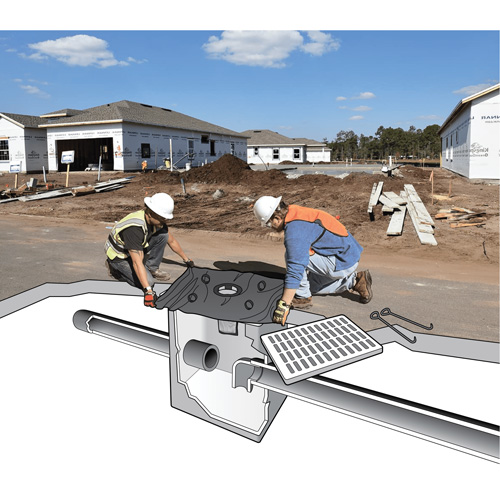 Barri&egrave;re flottante contre les Archaea Ultra-Drain Guard, Bior&eacute;m&eacute;diation/Huile & s&eacute;diments, 48" lo x 36" la Ottawa Fastener Supply