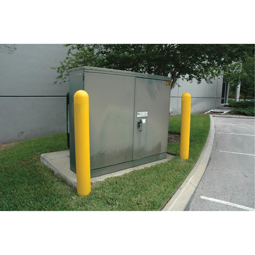 Ultra-Post Protector&reg;, 7" Dia. x 52" L, Yellow Ottawa Fastener Supply