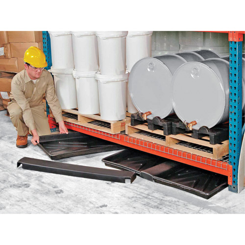 Double-Tray Ultra-Rack Containment Tray&reg;, 48" L x 44" W x 2.8" H, 16 US gal. Spill Capacity Ottawa Fastener Supply