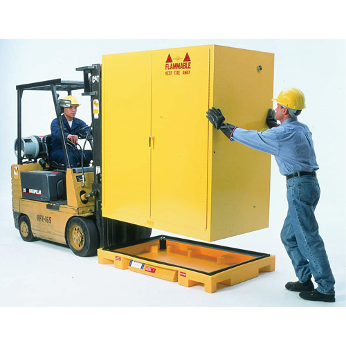 Double Drum Ultra-Safety Cabinet Bladder System&reg;, 63" L x 38.5" W x 6.3" H, 3000 lbs. Load Capacity Ottawa Fastener Supply