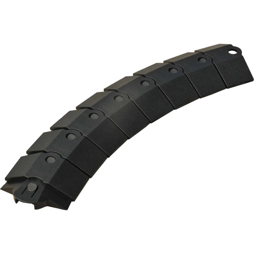 Small Ultra-Sidewinder Cable Protection System avec capuchons, 39,5" x 3" x 0,8", 2000 lb (1 tonne) Ottawa Fastener Supply