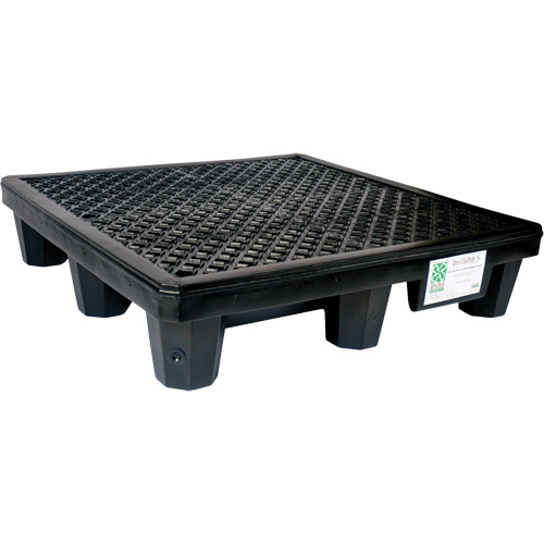 4-Drum Economy Ultra-Spill Pallet&reg;, 66 US gal. Spill Capacity, 53" x 53" x 11.8" Ottawa Fastener Supply