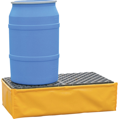 2-Drum Flexible Ultra-Spill Pallet&reg;, 66 US gal. Spill Capacity, 48" x 24" x 14" Ottawa Fastener Supply