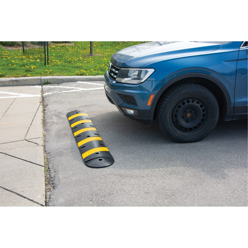 Speed Bump Kit, Rubber, 4' L x 11" W x 2" H Ottawa Fastener Supply