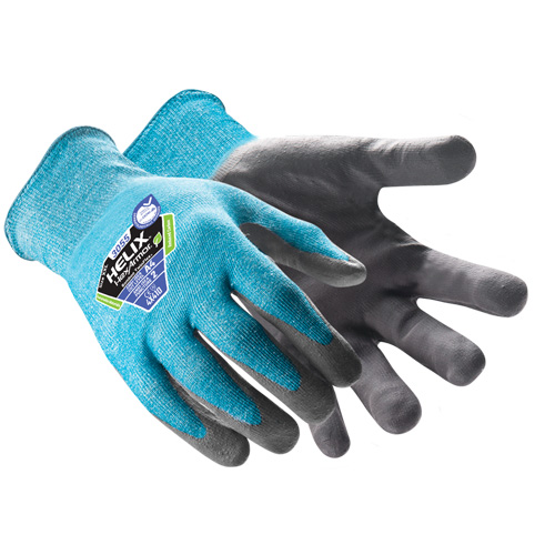 Gants r&eacute;sistants aux coupures Helix 3055 Bamboo TwinFlex, Taille 5/2T-petit, Calibre 18, Rev&ecirc;tement Nitrile, Enveloppe en PEHP/Polyamide, ASTM ANSI niveau A4 Ottawa Fastener Supply