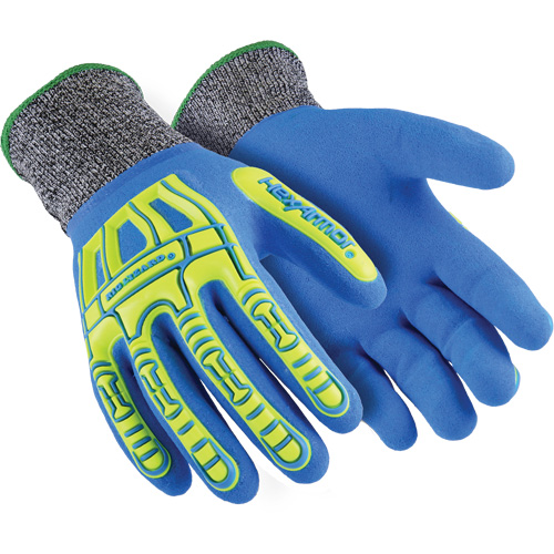 Gants r&eacute;sistants aux coupures Rig Lizard Fluid 7102, Taille 5/2T-petit, Calibre 13, Rev&ecirc;tement Nitrile, Enveloppe en Fibre de verre/PEHP, ASTM ANSI niveau A4 Ottawa Fastener Supply
