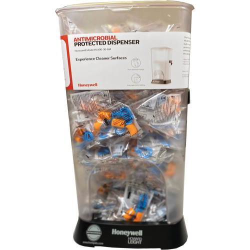 Distributeur de bouchons doreille filaires HL400 AM avec boîte de bouchons doreille FF-30 Ottawa Fastener Supply