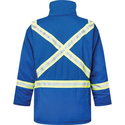 Westex&reg; DH Antistatic 6.5 oz. Flame Resistant Insulated Parka, X-Large (Tall), Royal Blue Ottawa Fastener Supply